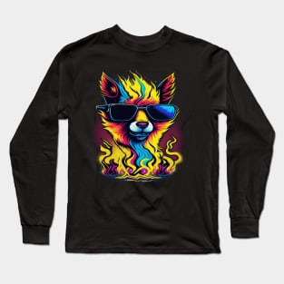 cool lama Long Sleeve T-Shirt